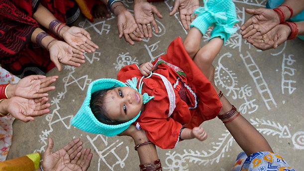 Ceremony for a newborn in Uttar Pradesh, India. (GatesFoundation.org ())